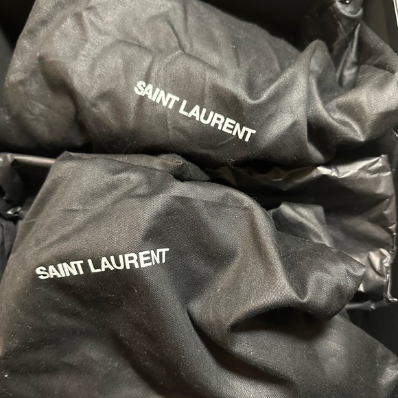 Saint Laurent Cassandra Wedge Espadrilles in Leather - Picture 11 of 15